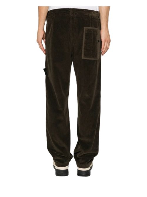 Pantaloni a coste grigio Stone Island | L2S15 3100059 S0212V0078 COAL GREY